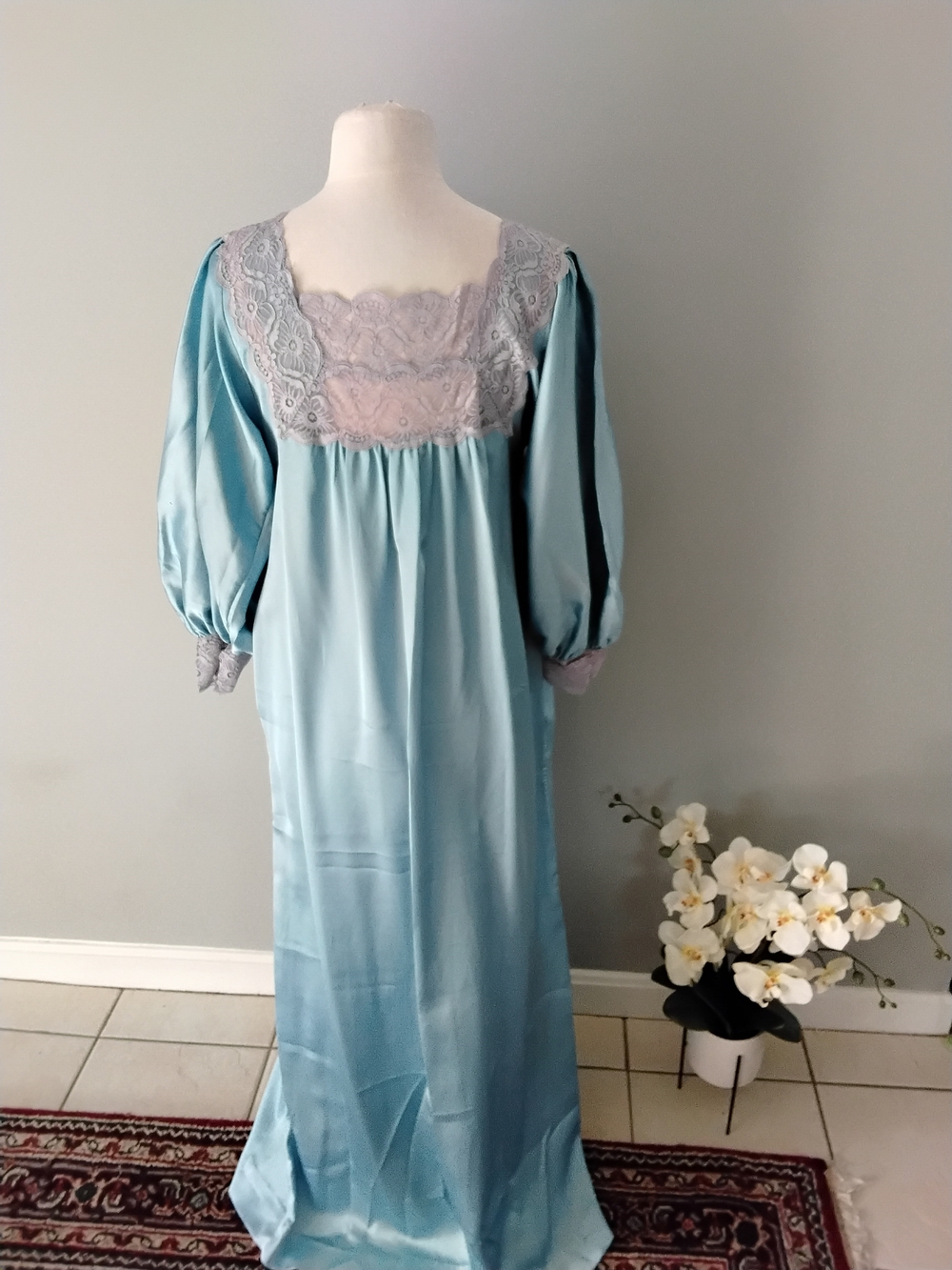 Vintage Christian Dior Pengnoir Set Color Blue - Picture 4 of 10